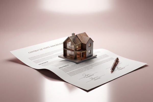Une maison sur un contrat